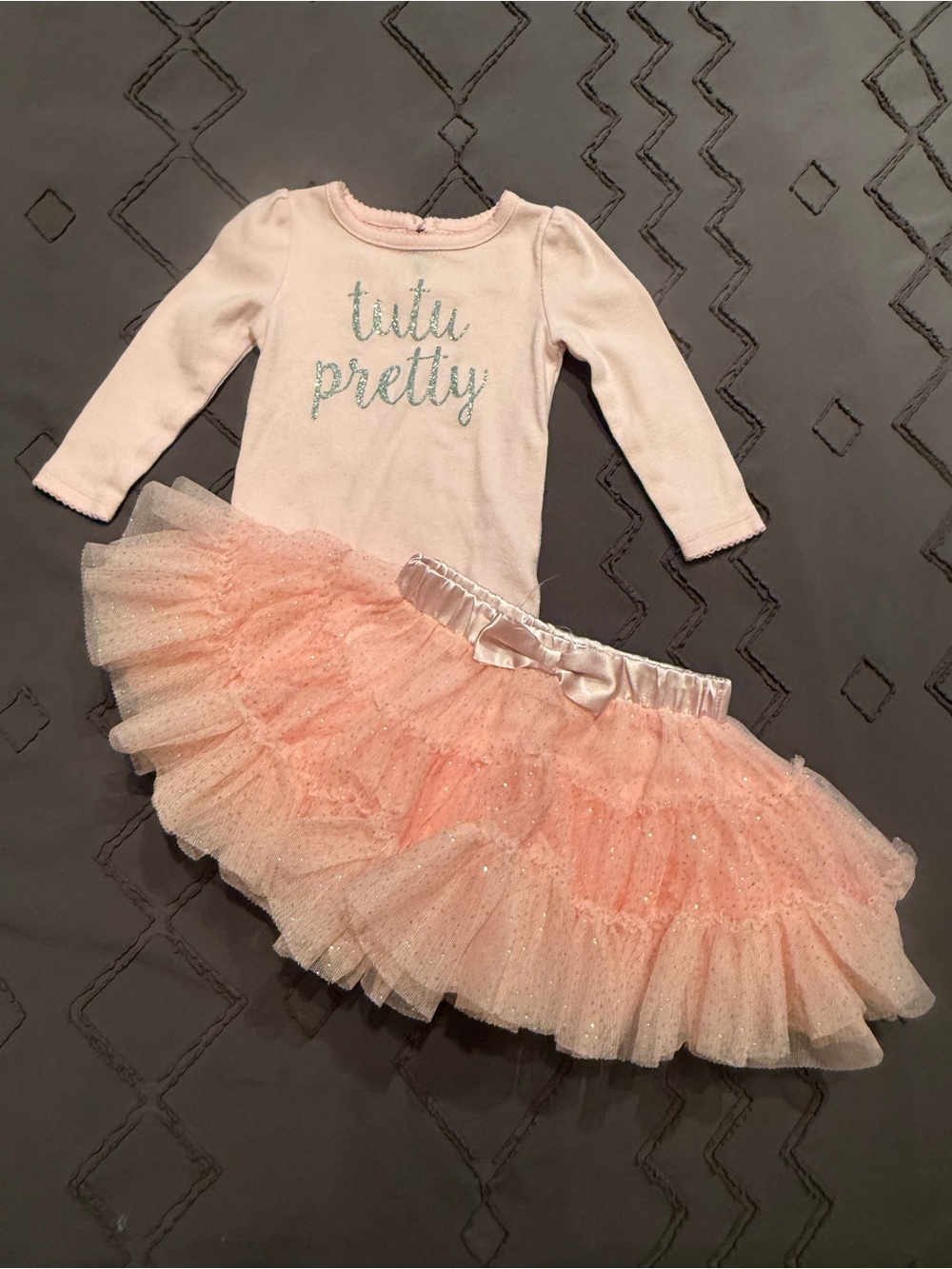 Koala Kids Pink "Tutu Pretty" Tutu Set
